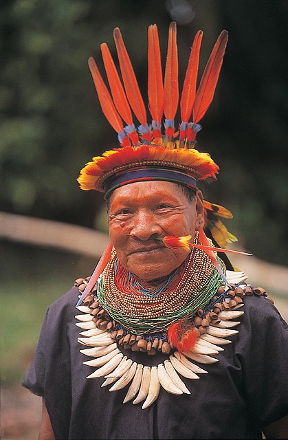 Photo:  Amazonia, Ecuador Shaman